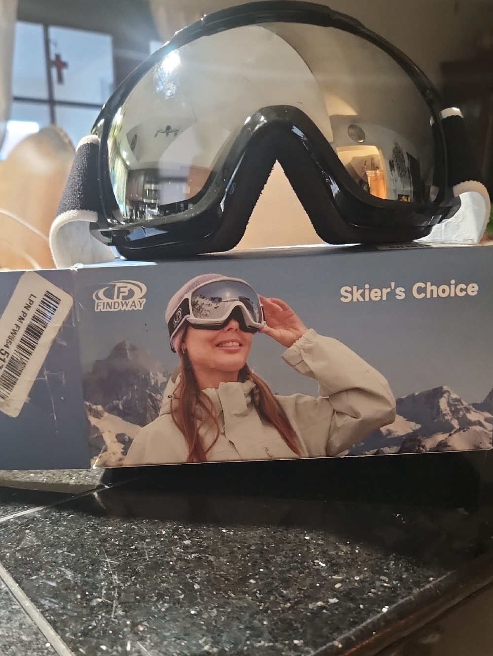 Findway Ski Goggles - Light Blue Box